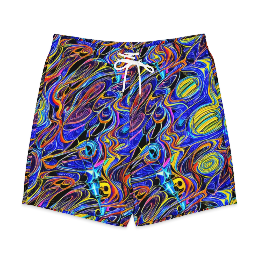 Sonic Saffron on Men's Board Shorts — Front