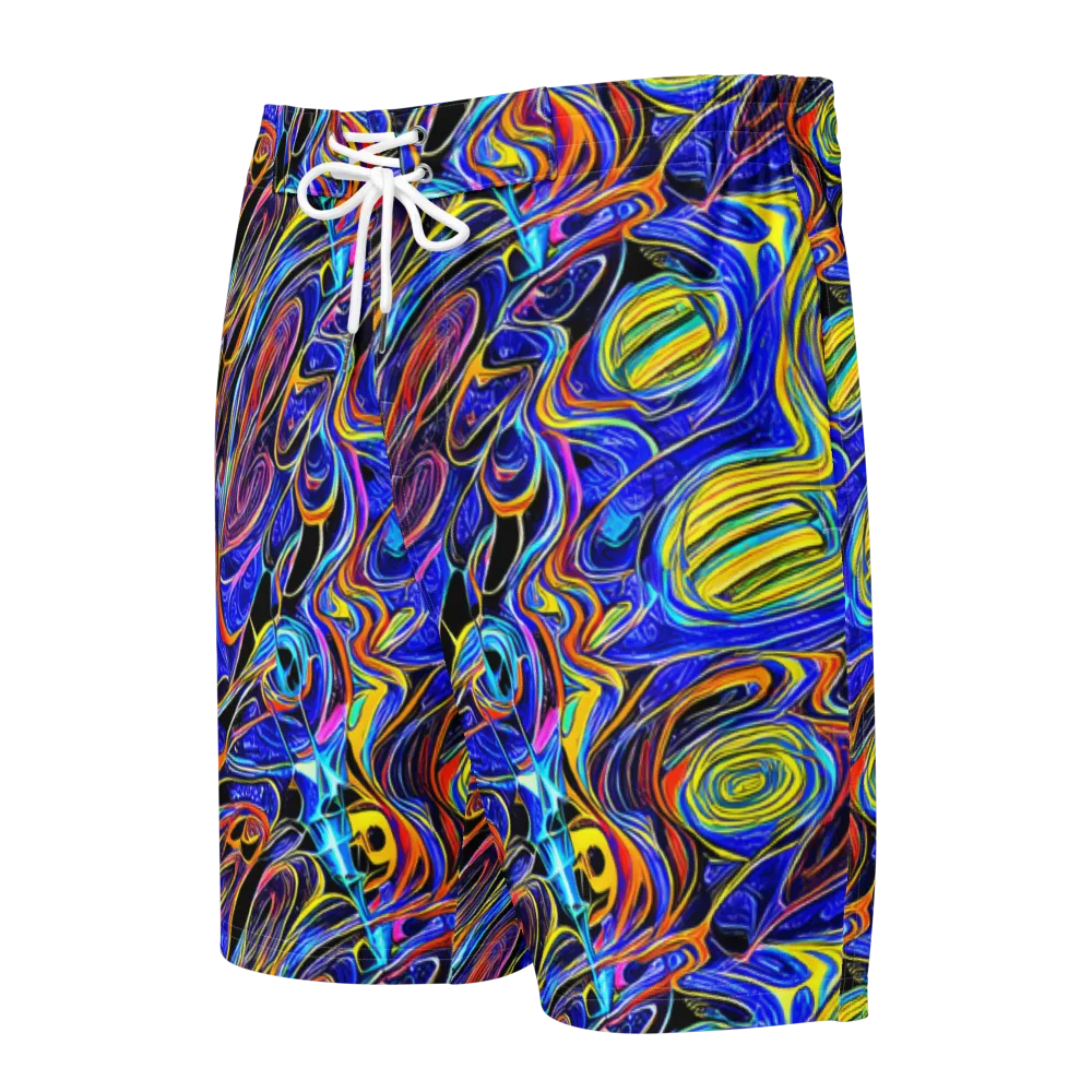 Sonic Saffron on Men's Board Shorts — Front