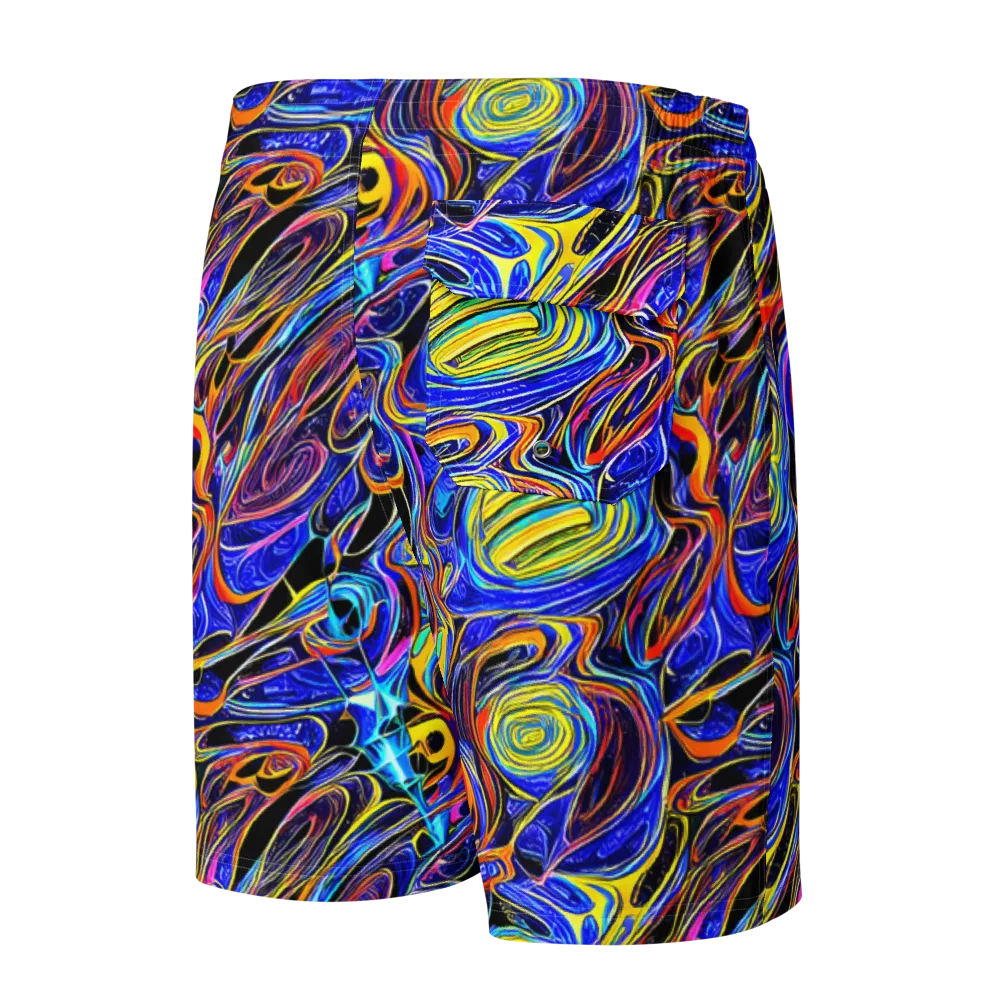 Sonic Saffron on Men's Board Shorts — Back