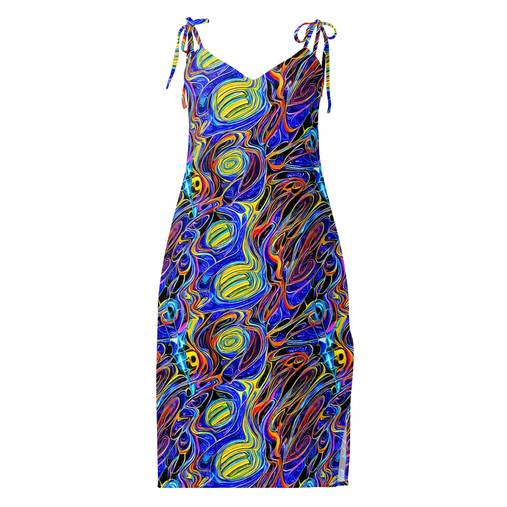 Sonic Saffron on Slip Dress — Front