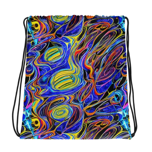 Sonic Saffron on a Drawstring Bag