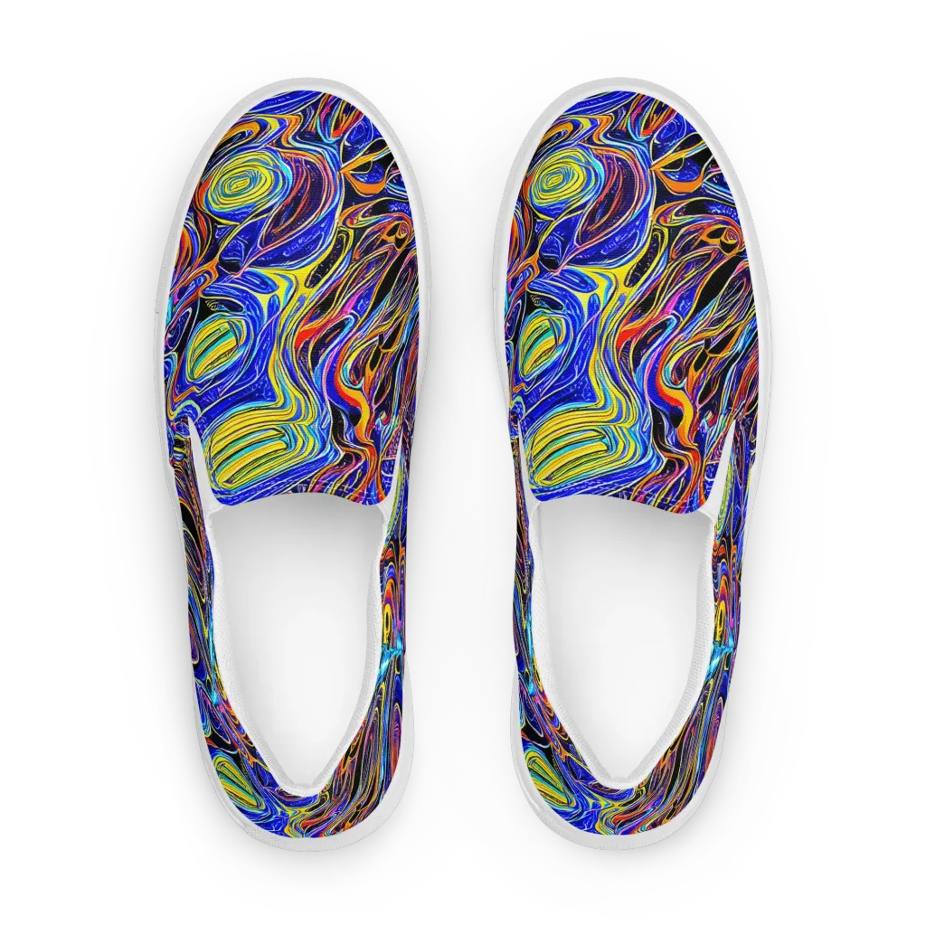 Sonic Saffron on Women's Slip-On Canvas Shoes — Front