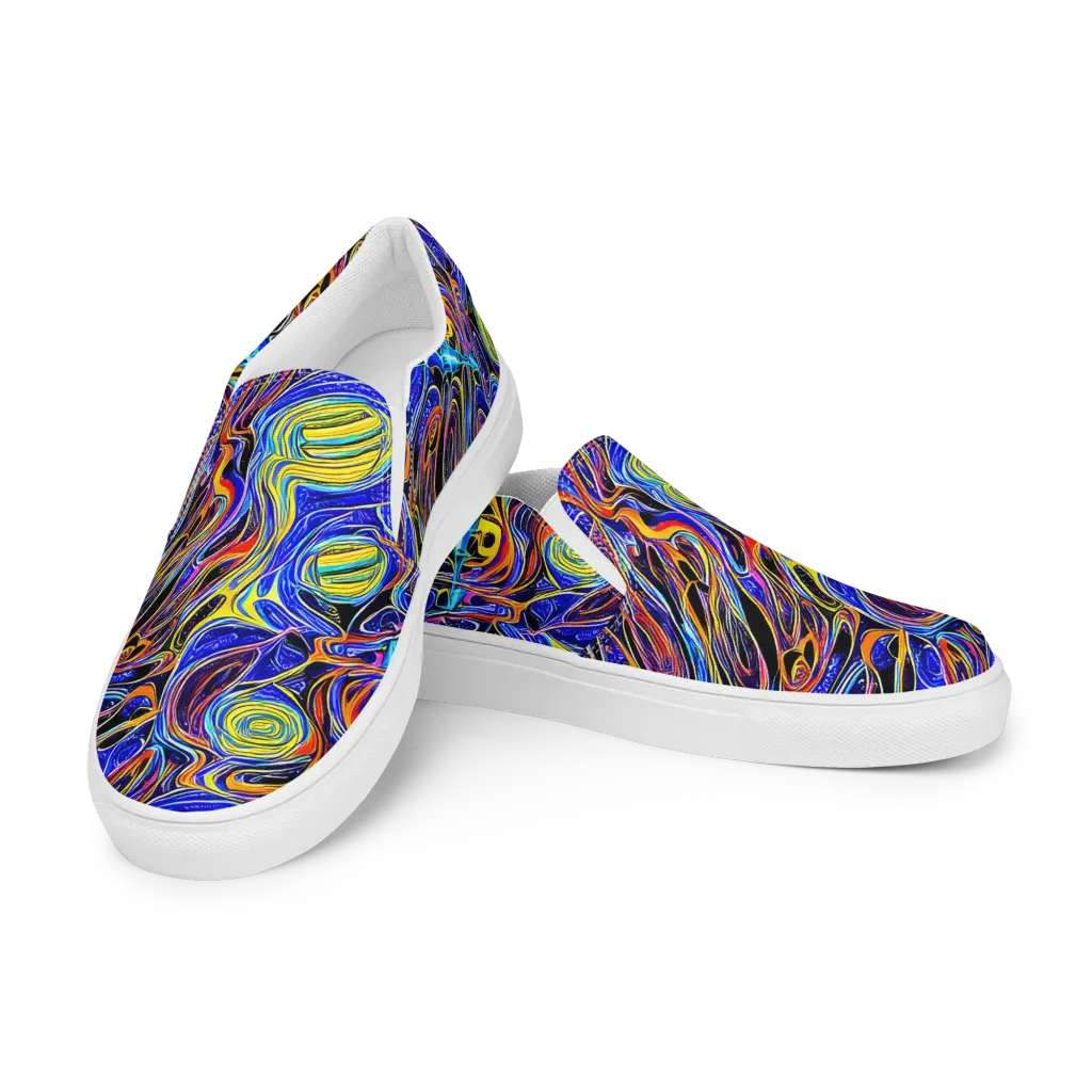 Sonic Saffron on Women's Slip-On Canvas Shoes — Left Front