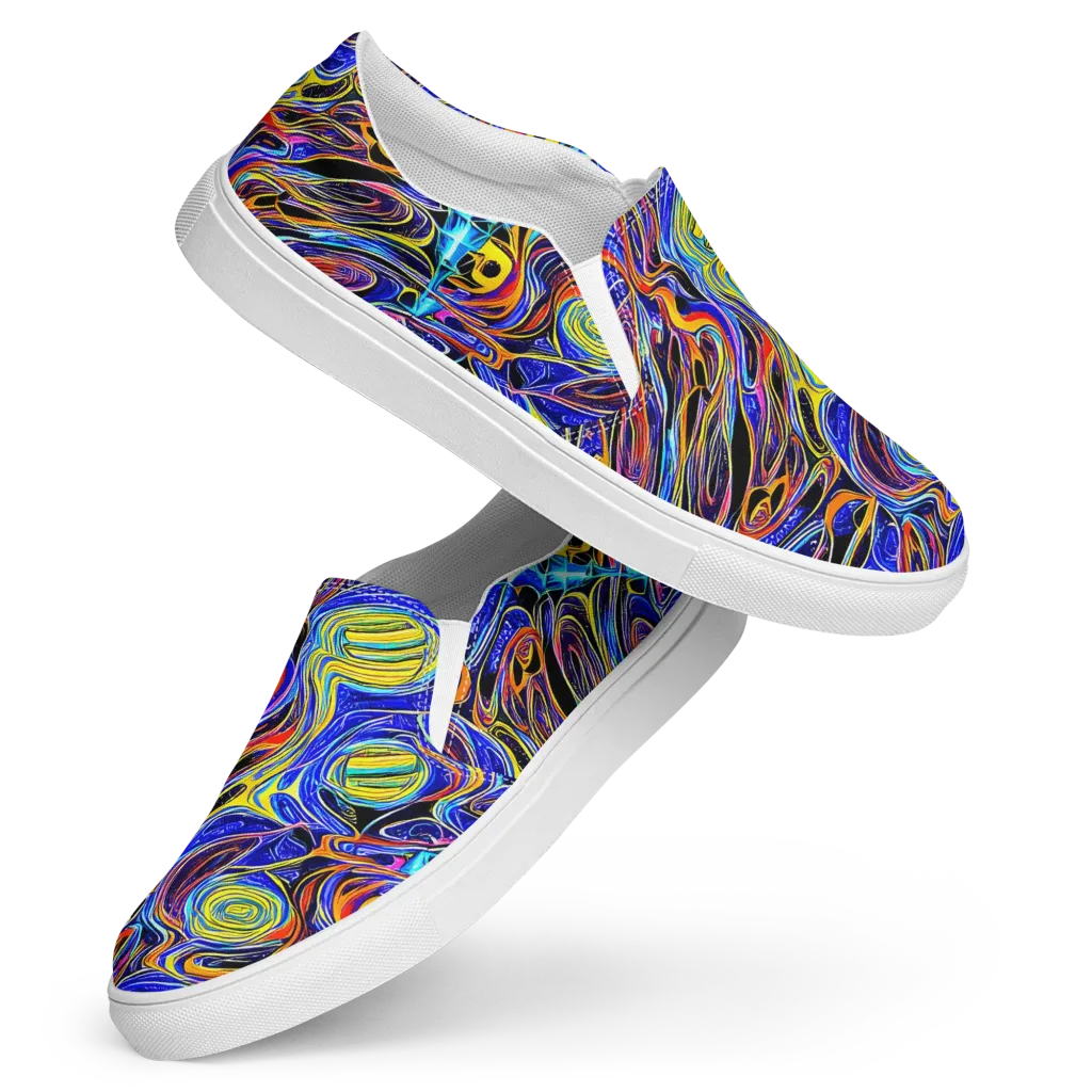 Sonic Saffron on Women's Slip-On Canvas Shoes — Front