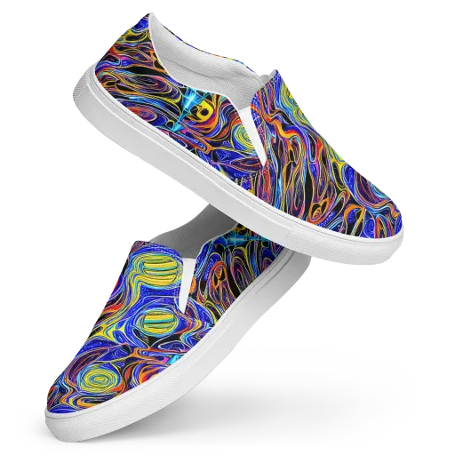 Sonic Saffron on a Women's Slip-On Canvas Shoes