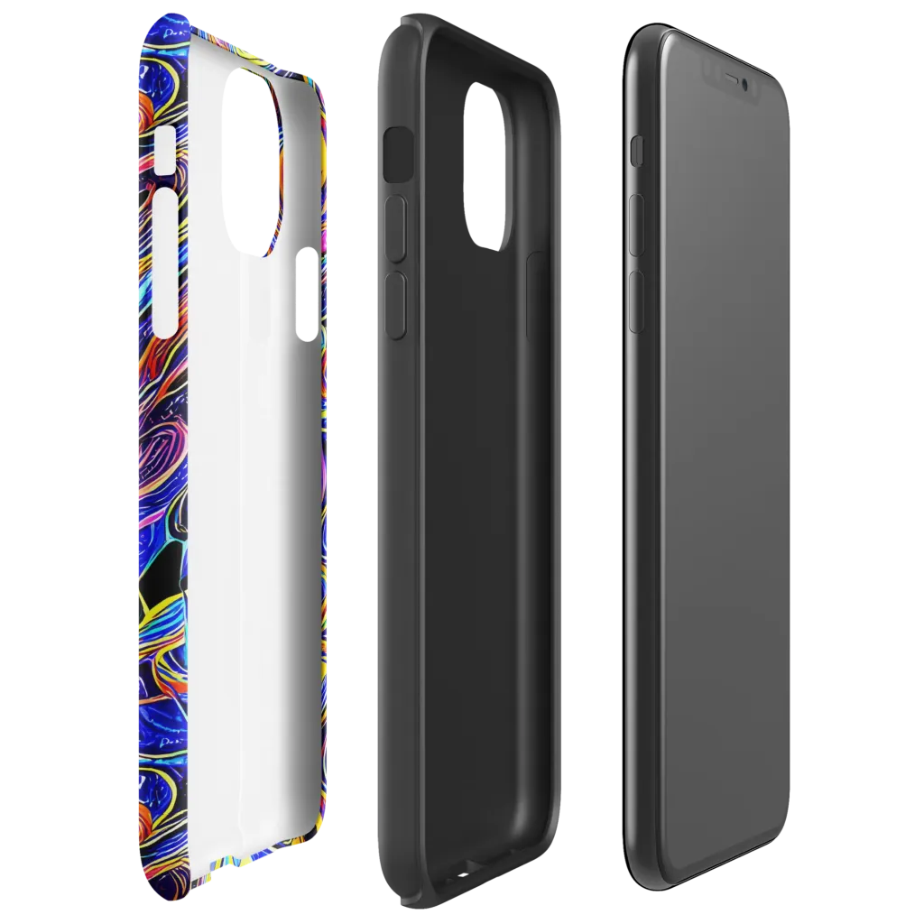 Sonic Saffron on Tough Case for iPhone® — Right