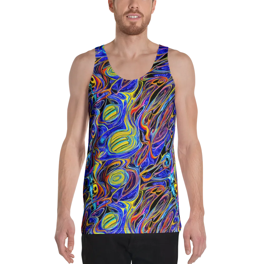 Sonic Saffron on Men's Tank Top — Front