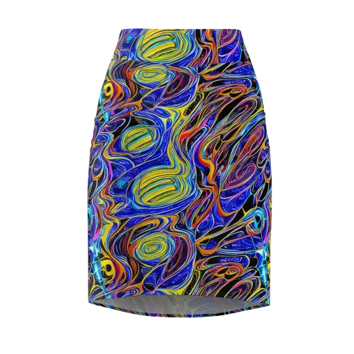 Sonic Saffron on a Pencil Skirt
