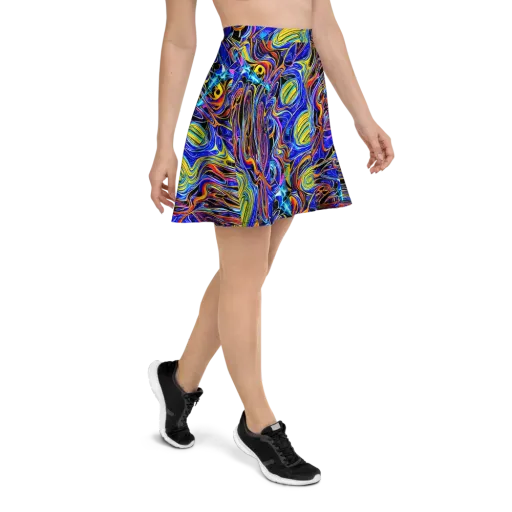 Sonic Saffron on a Skater Skirt