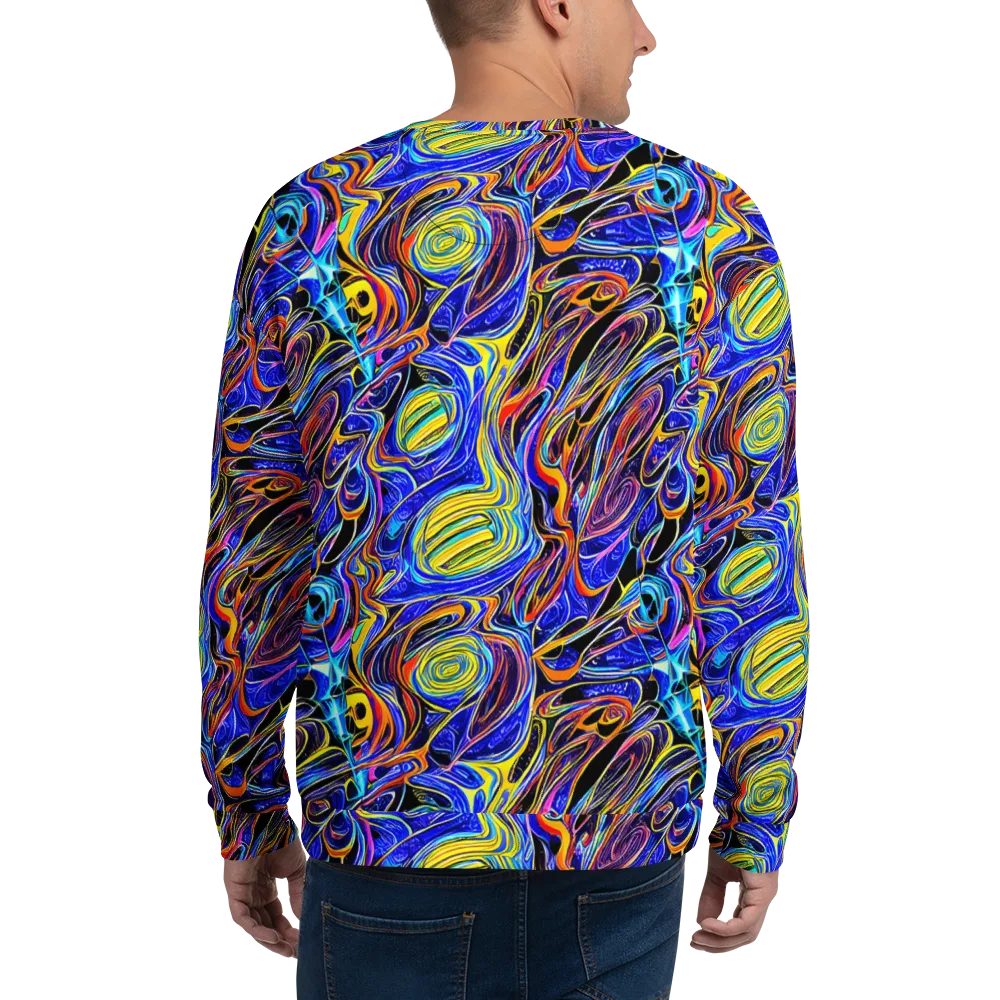 Sonic Saffron on Sweatshirt — Back
