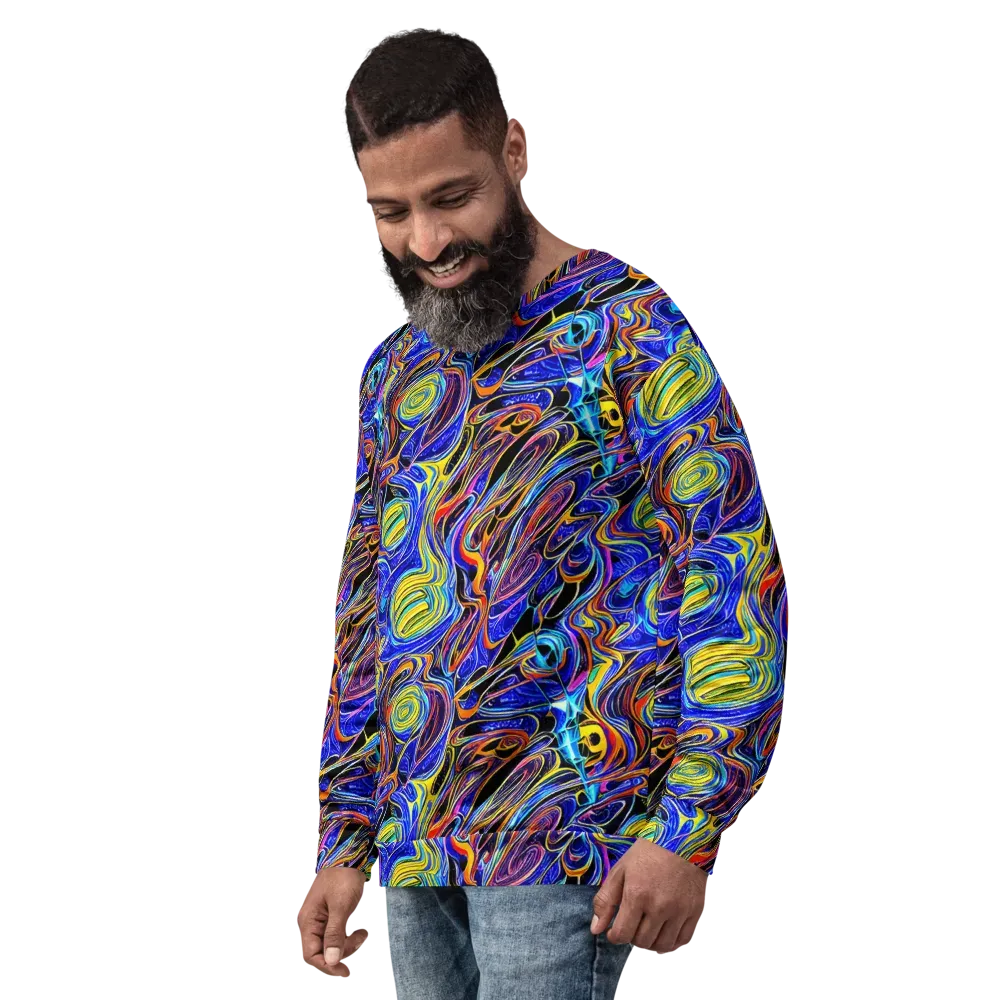 Sonic Saffron on Sweatshirt — Left Front
