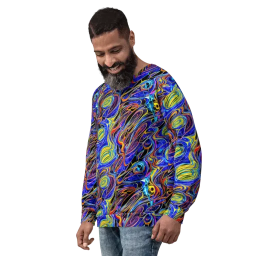 Sonic Saffron on a Sweatshirt
