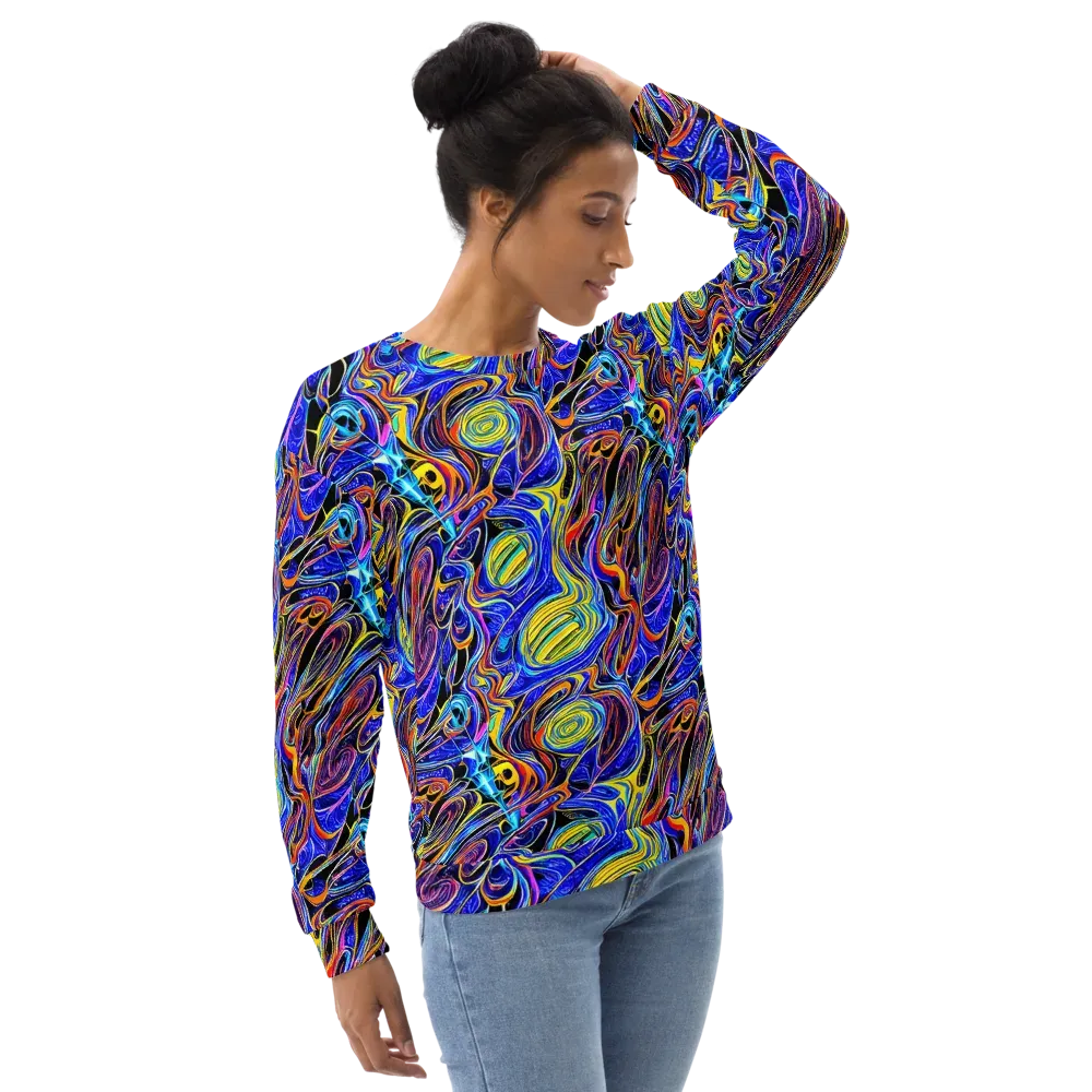 Sonic Saffron on Sweatshirt — Right Front