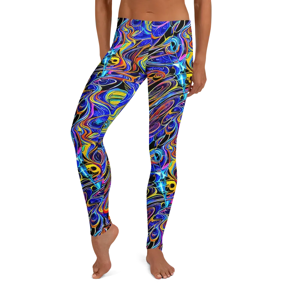 Sonic Saffron on Leggings — Front