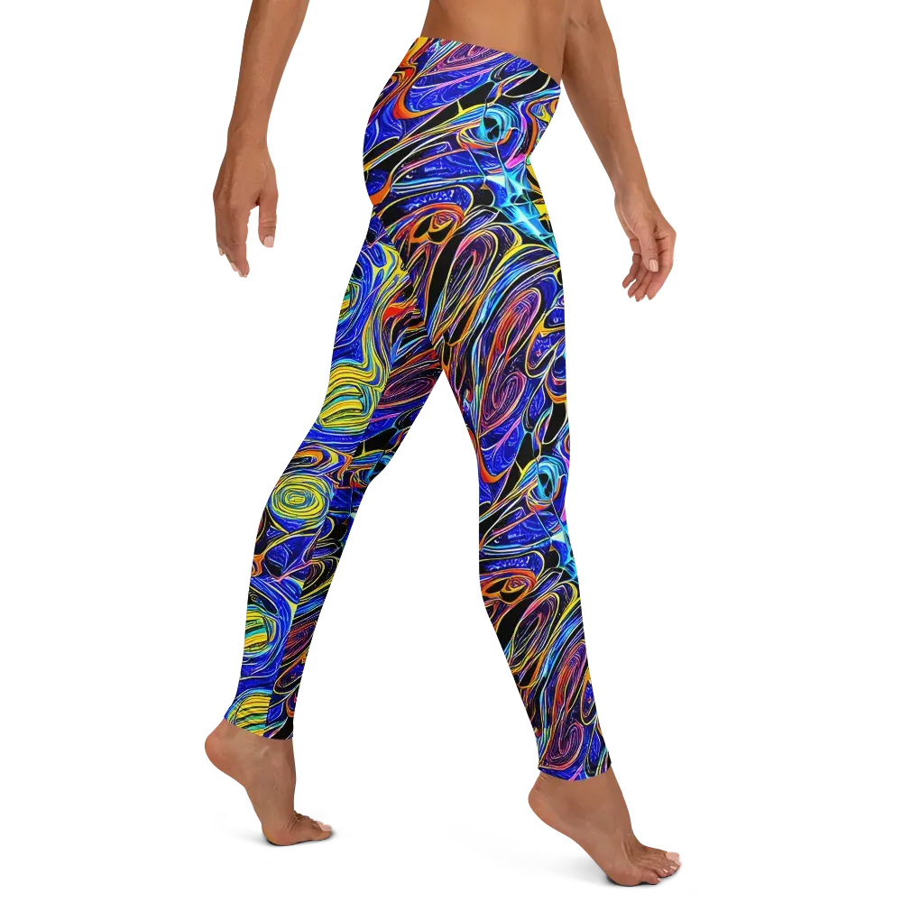 Sonic Saffron on Leggings — Right
