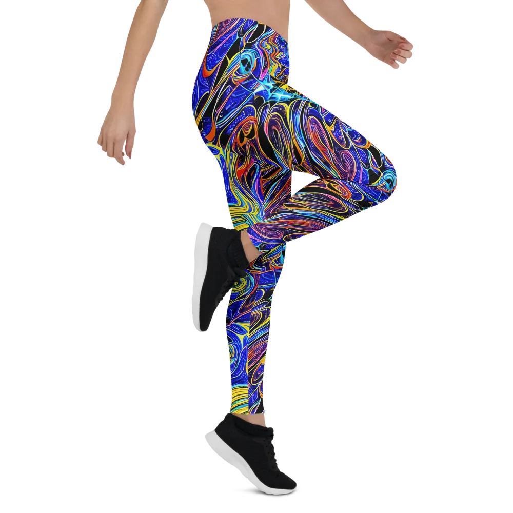 Sonic Saffron on Leggings — Right