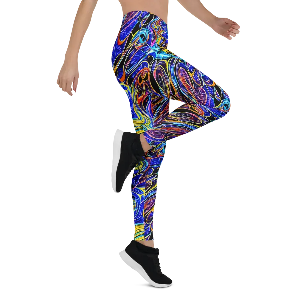 Sonic Saffron on Leggings — Right