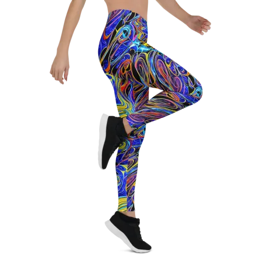 Sonic Saffron on a Leggings