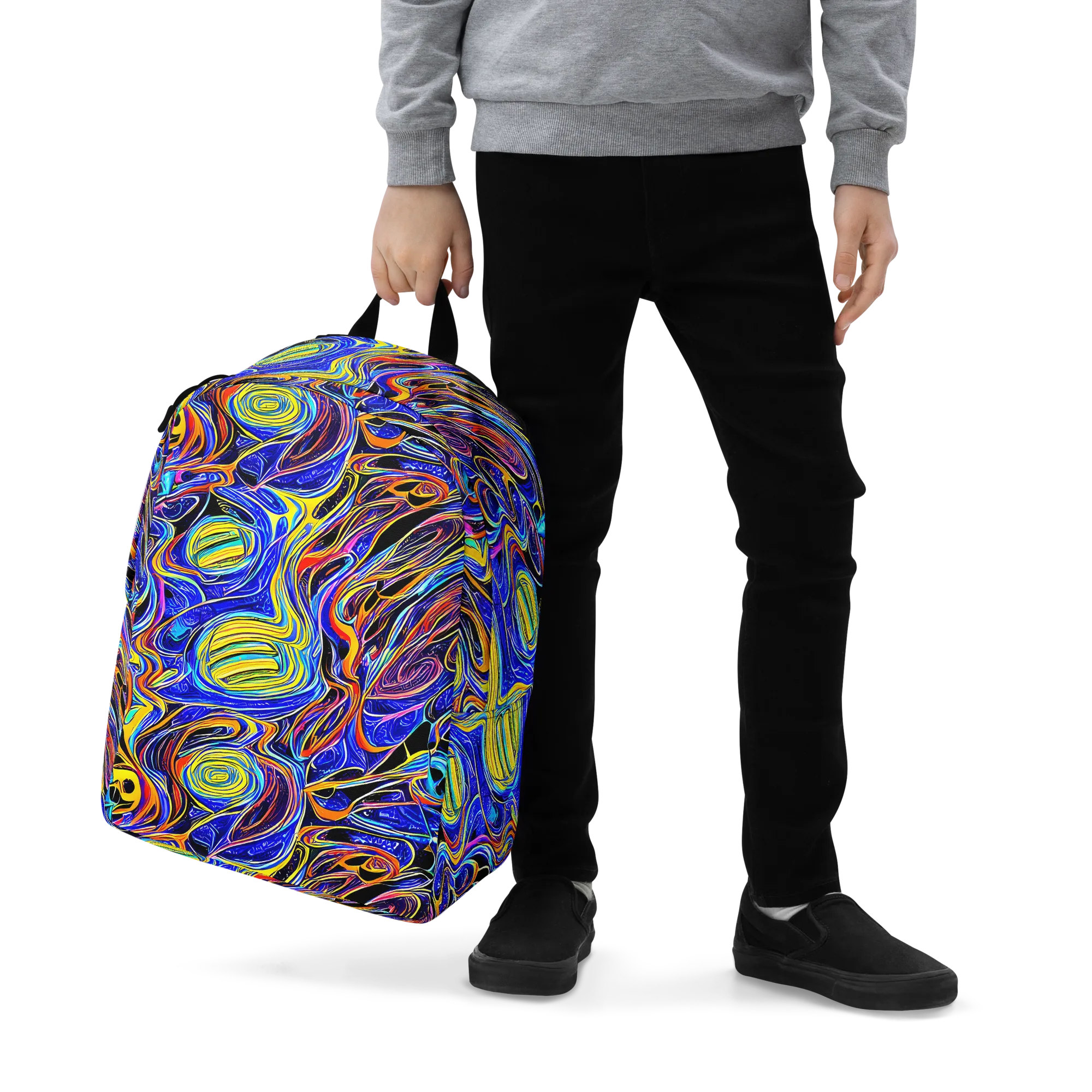 Sonic Saffron on Minimalist Backpack — Zoomed-in