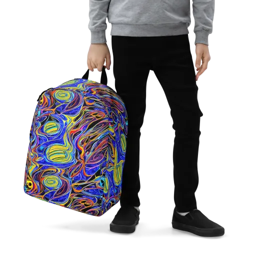 Sonic Saffron on a Minimalist Backpack