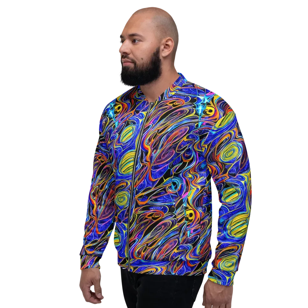 Sonic Saffron on Bomber Jacket — Left