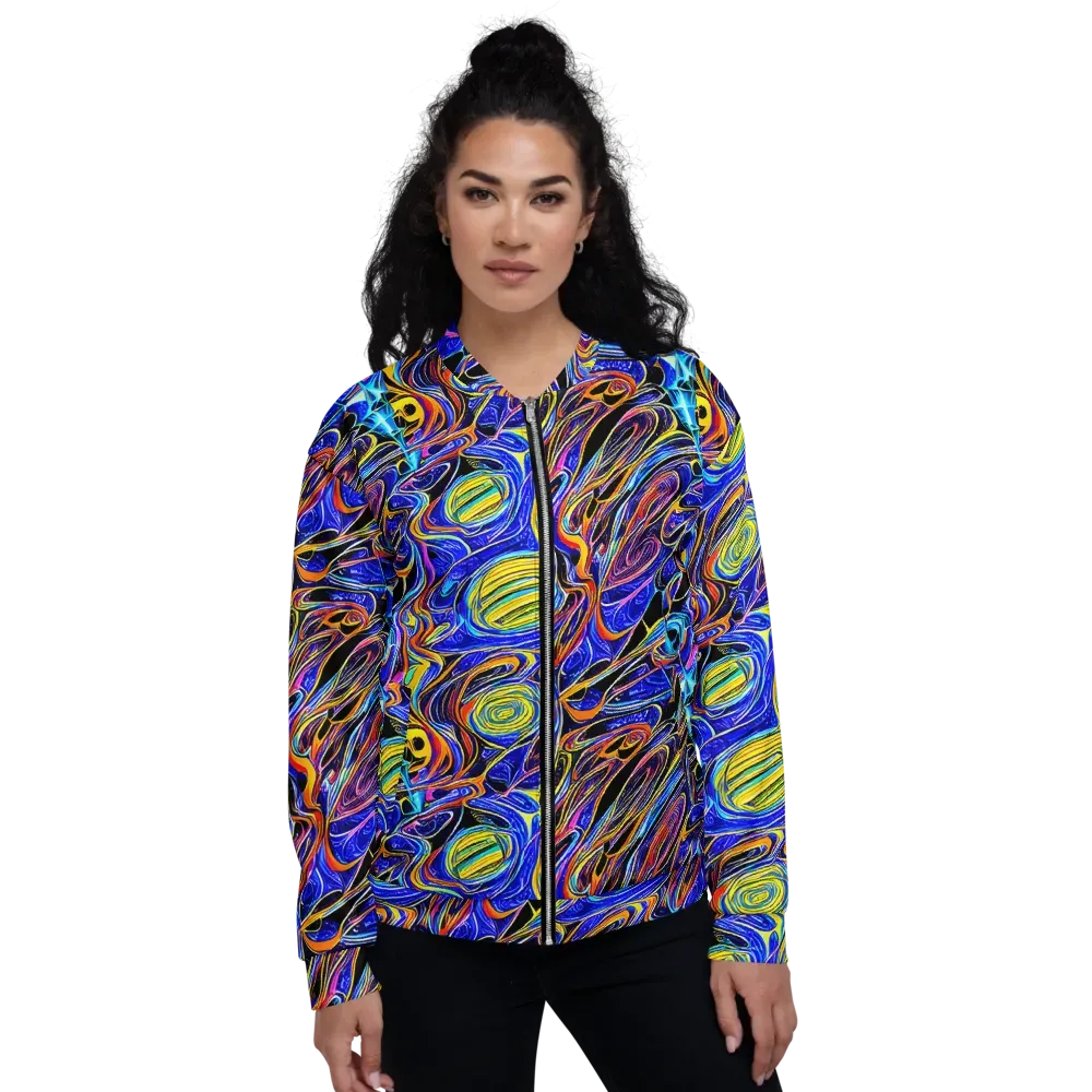 Sonic Saffron on Bomber Jacket — Front