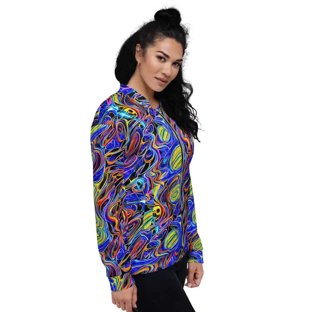 Sonic Saffron on Bomber Jacket — Right