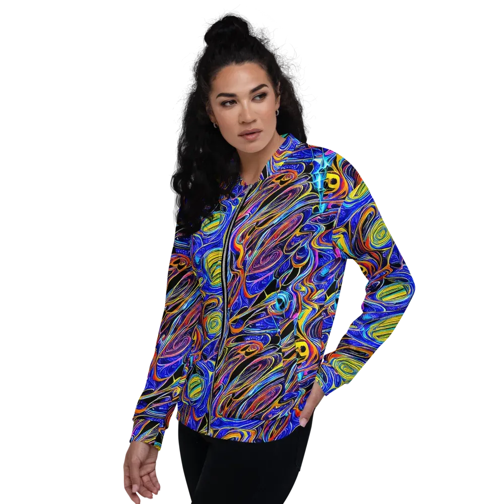 Sonic Saffron on Bomber Jacket — Left