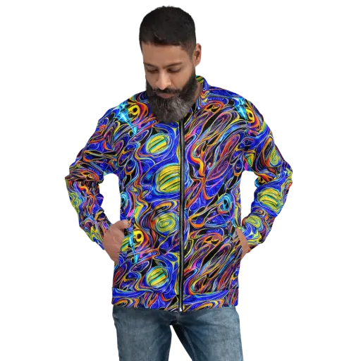 Sonic Saffron on a Bomber Jacket