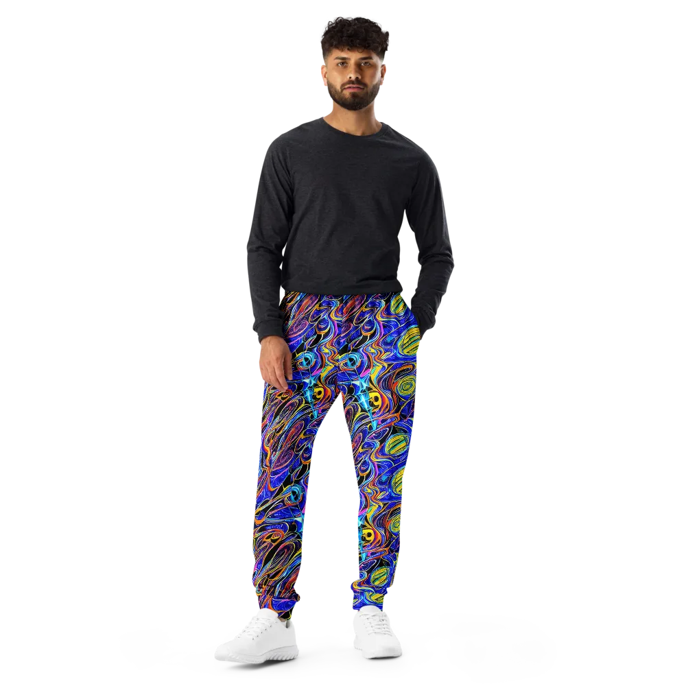 Sonic Saffron on Men's Joggers — Front