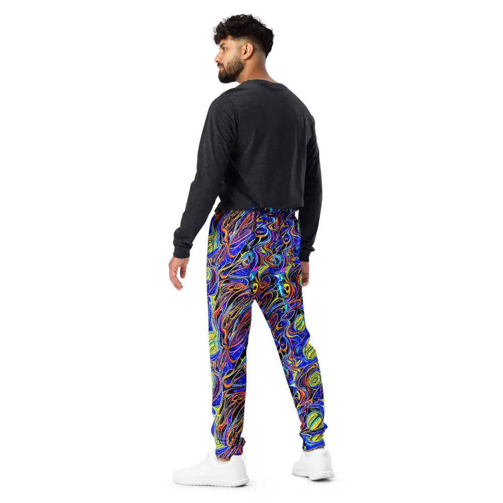 Sonic Saffron on Men's Joggers — Back