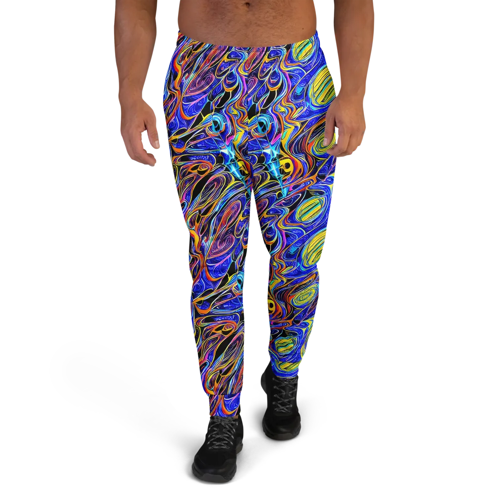 Sonic Saffron on Men's Joggers — Front