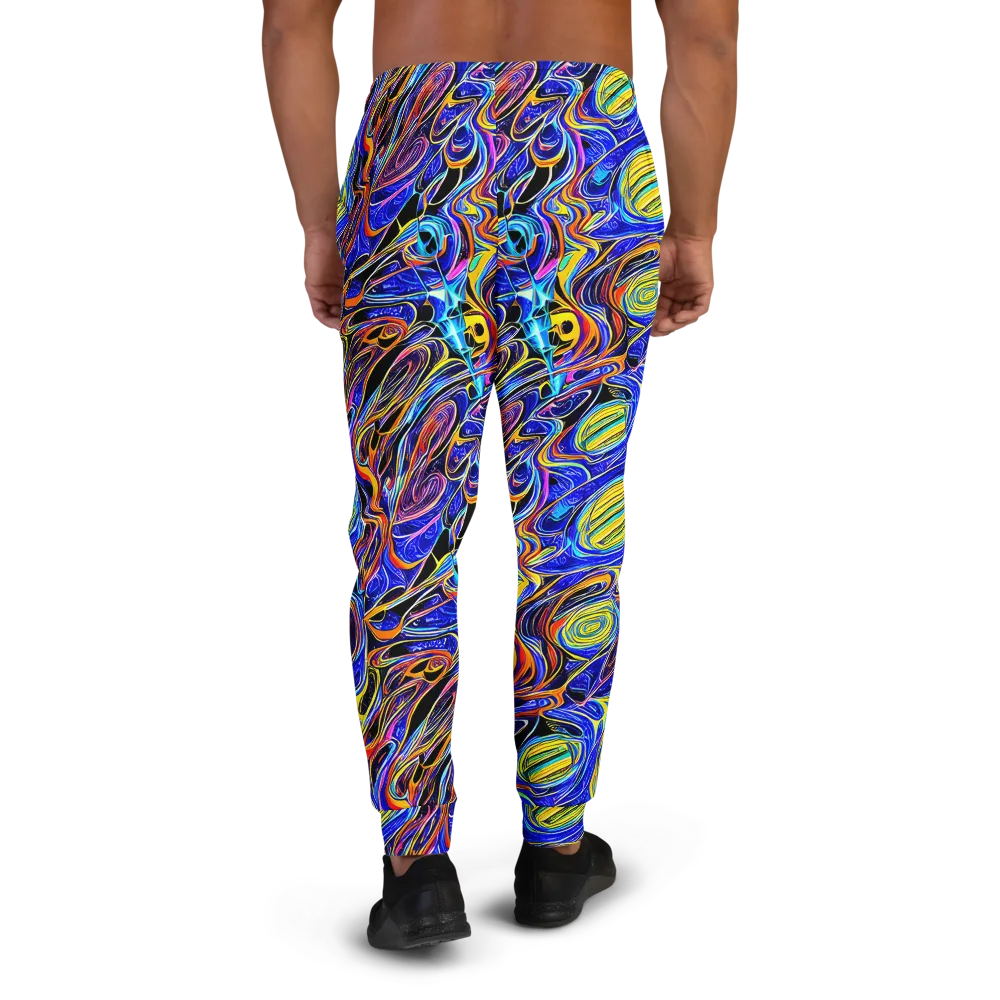 Sonic Saffron on Men's Joggers — Back