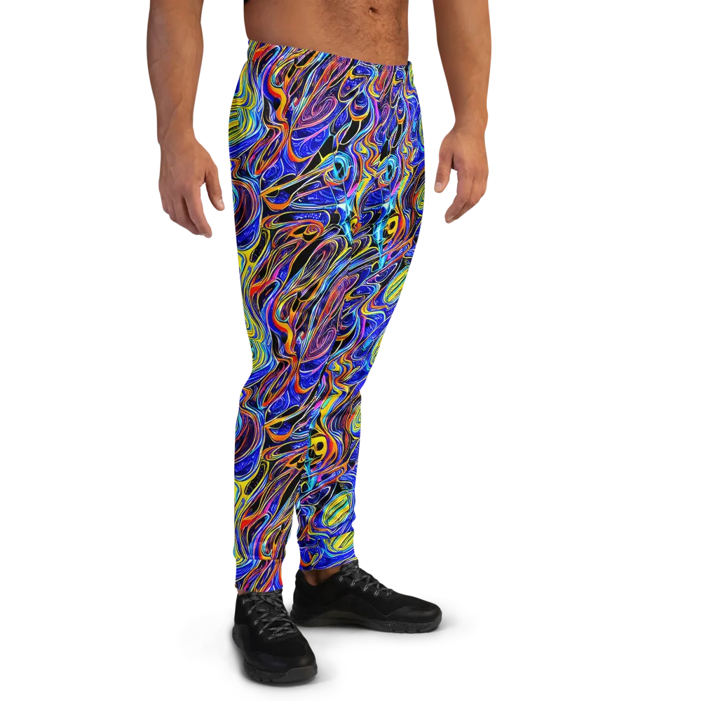 Sonic Saffron on Men's Joggers — Right