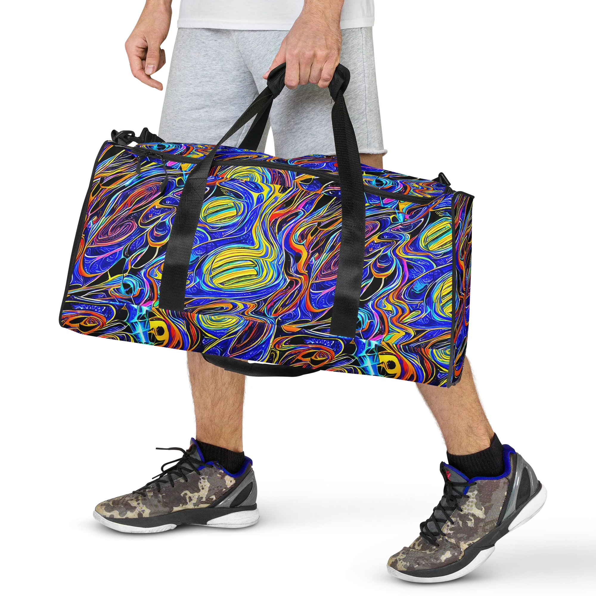 Sonic Saffron on Duffle Bag — Front