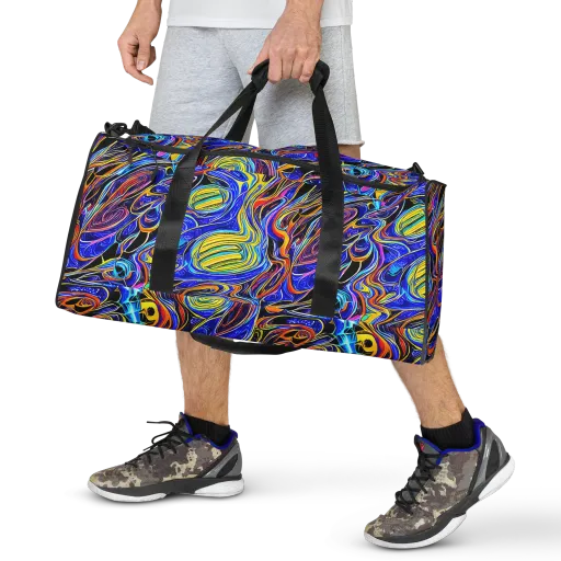 Sonic Saffron on a Duffle Bag