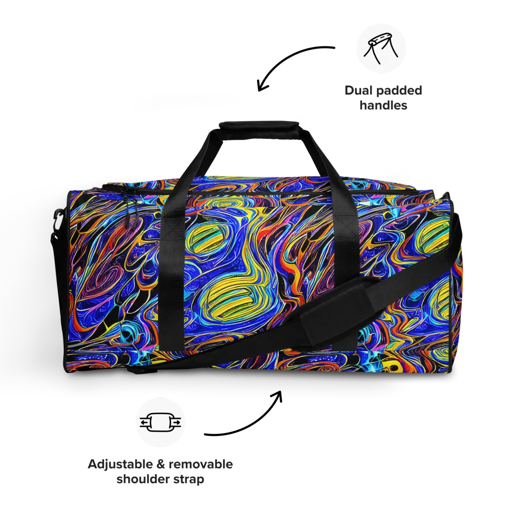 Sonic Saffron on Duffle Bag — Front