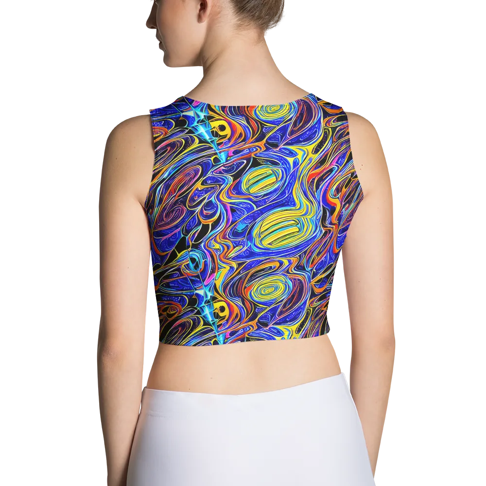Sonic Saffron on Crop Top — Back