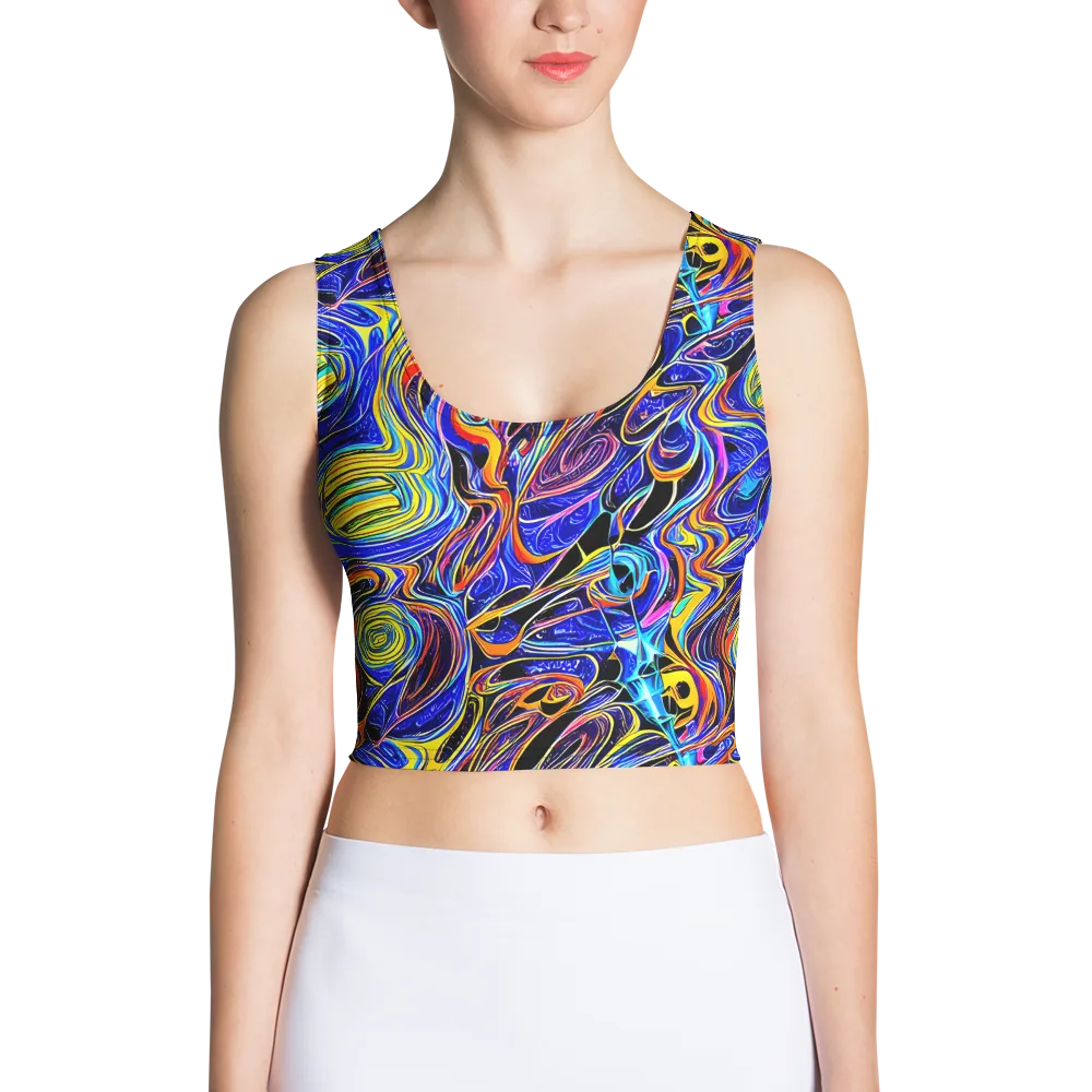 Sonic Saffron on Crop Top — Front
