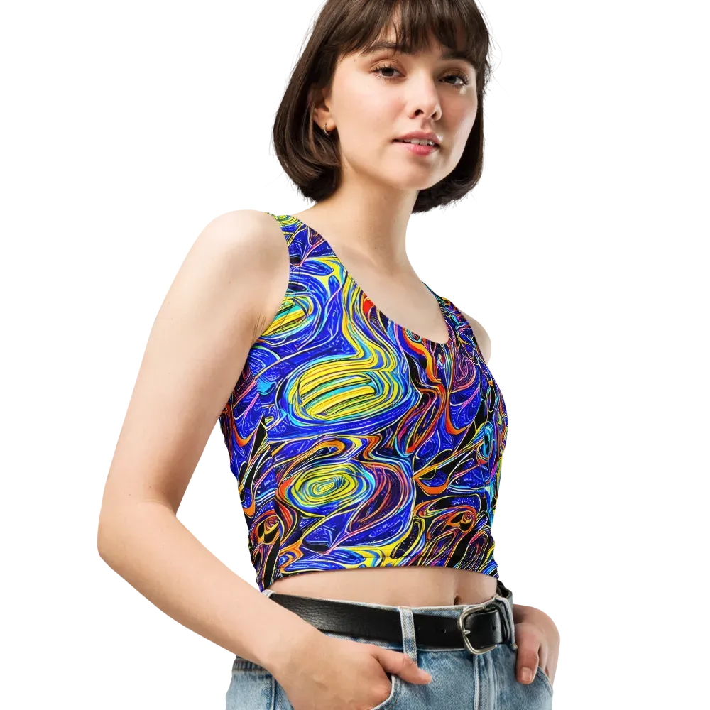 Sonic Saffron on Crop Top — Right Front