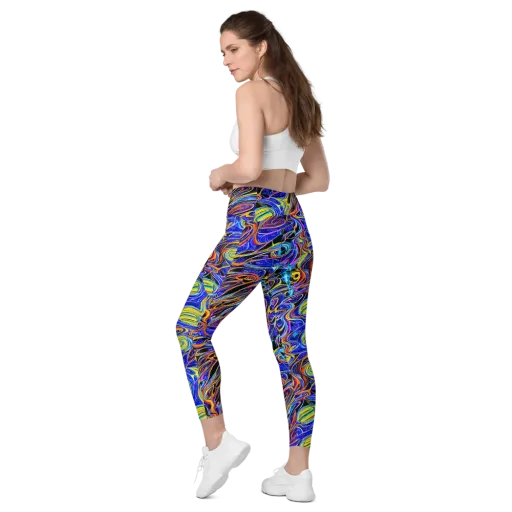 Sonic Saffron on a Leggings with Pockets