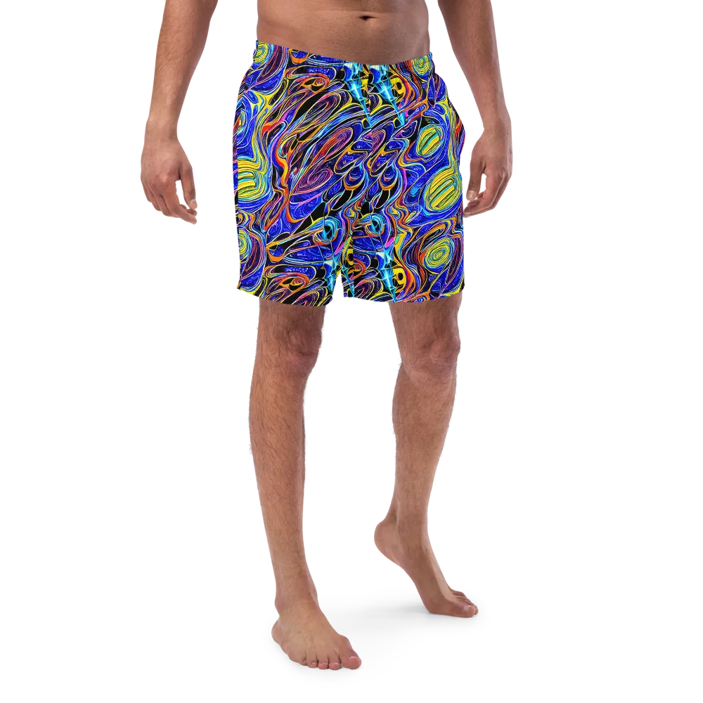 Sonic Saffron on Swim Trunks — Front