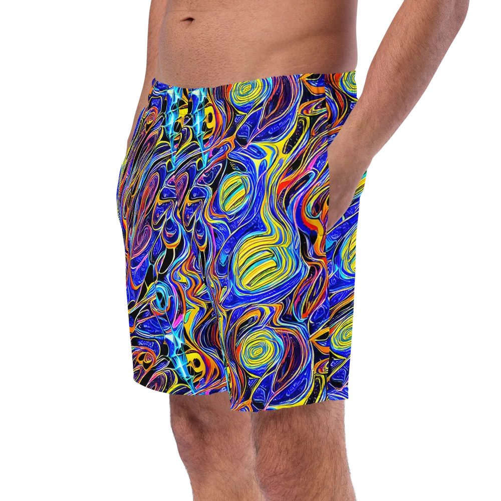 Sonic Saffron on Swim Trunks — Left Front