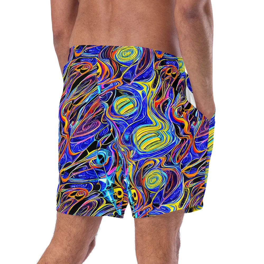 Sonic Saffron on Swim Trunks — Right Back