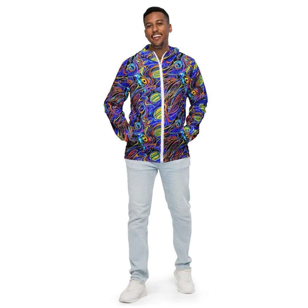 Sonic Saffron on Men's Windbreaker — Front