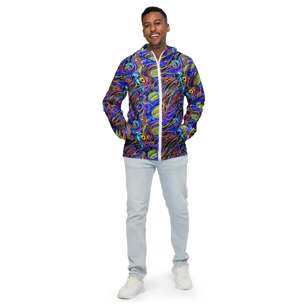 Sonic Saffron on Men's Windbreaker — Front