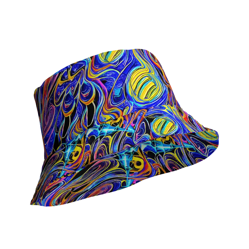 Sonic Saffron on Reversible Bucket Hat — Product details Outside