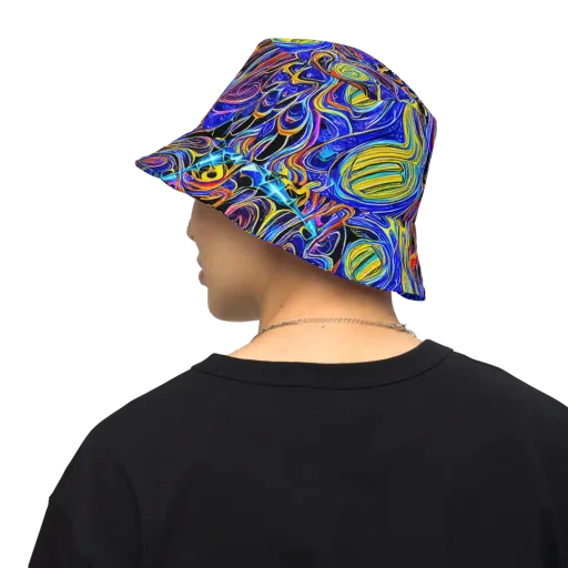 Sonic Saffron on a Reversible Bucket Hat
