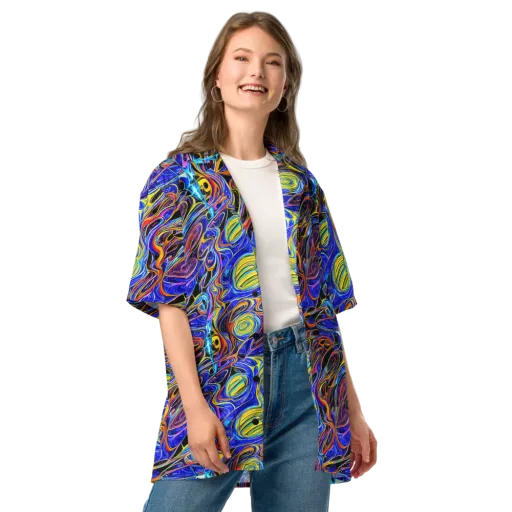 Sonic Saffron on a Button Shirt