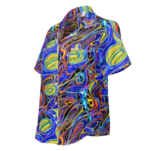 Sonic Saffron on a Women's Short Sleeve Pajama Top